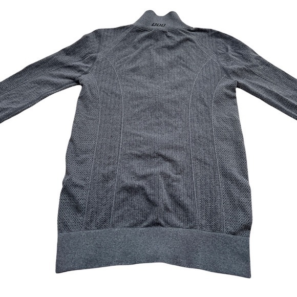 Lorna Jane Active Seamless Gray Charcoal‎ Athletic Zip Jacket Sweater - Picture 12 of 15